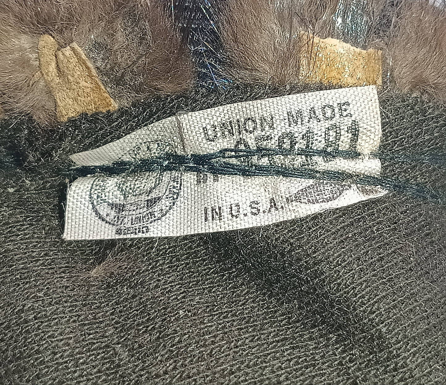 Vintage Mink Fur Hat Made in USA MCM Real Fur Winter Pillbox Style, Brown