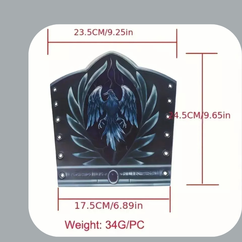 PR Crow Medieval Wristbands Cosplay LARP Photography Stage Performance Access