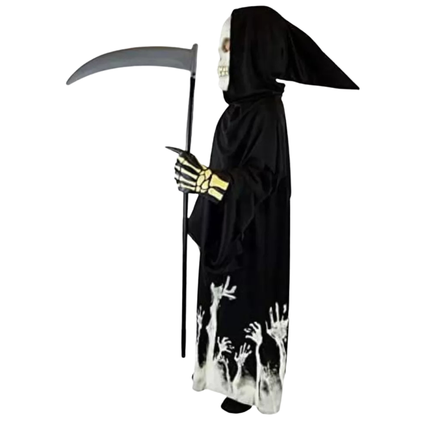 Spooktacular Creations Kids Grim Reaper Glow in the Dark Deluxe XL