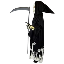 Load image into Gallery viewer, Spooktacular Creations Kids Grim Reaper Glow in the Dark Deluxe XL
