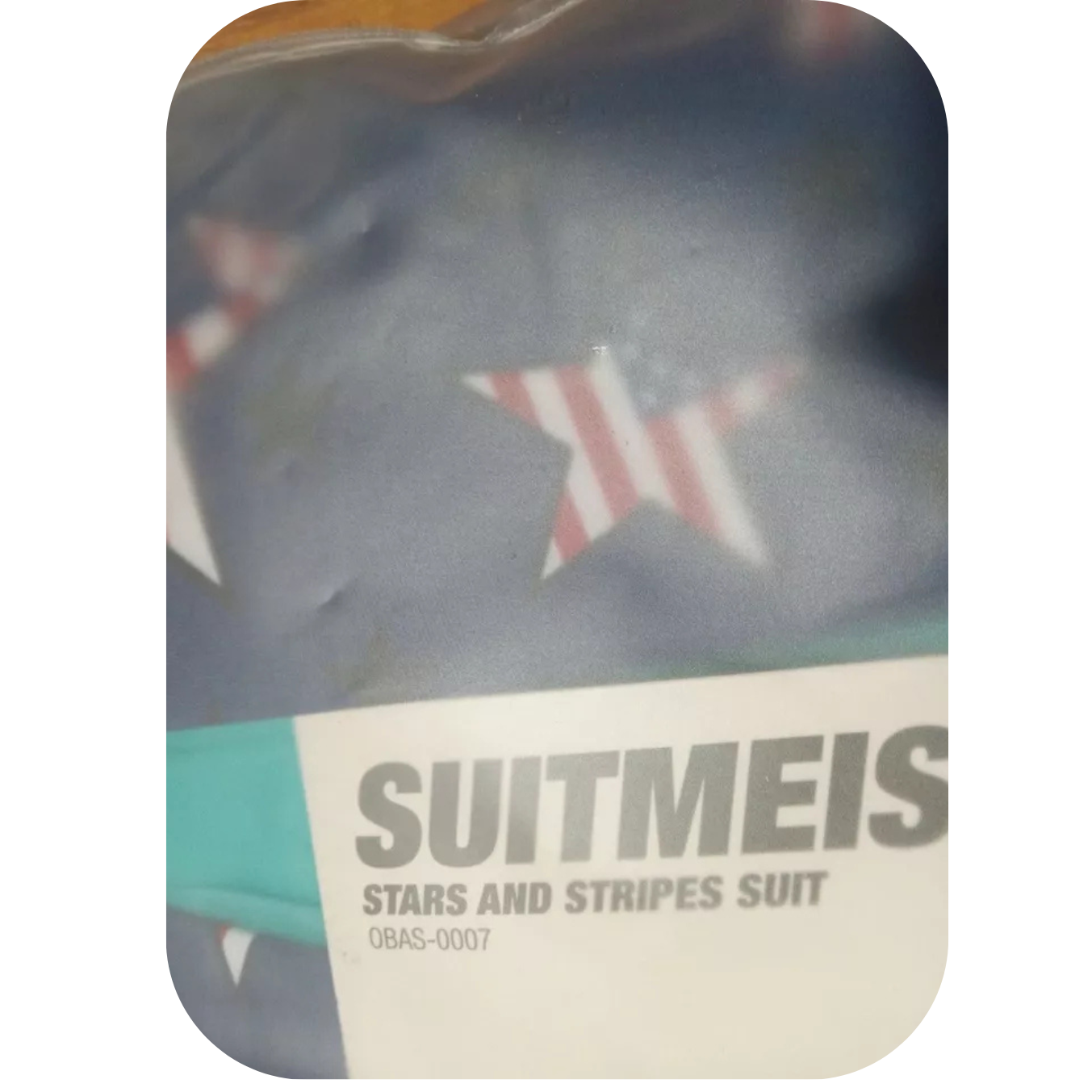 Suitmeister Patriotic Flag Suits Outfit Colors,X Large,Stars and Stripes
