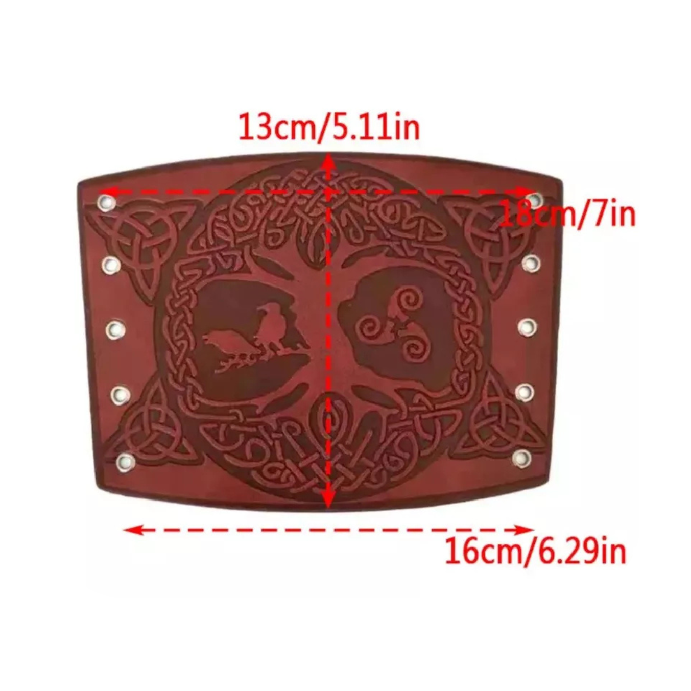 Pair of Viking Series Wrist Guard Vintage Medieval Punk Bracelet Tree Of Life