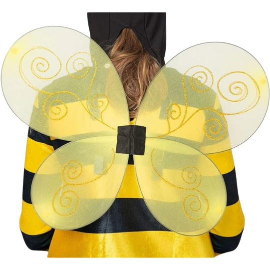 Adult Unisex Bee Yellow Costume Bee Accs Garden Bumble Bee Dress up Party