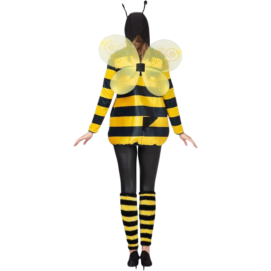 Adult Unisex Bee Yellow Costume Bee Accs Garden Bumble Bee Dress up Party