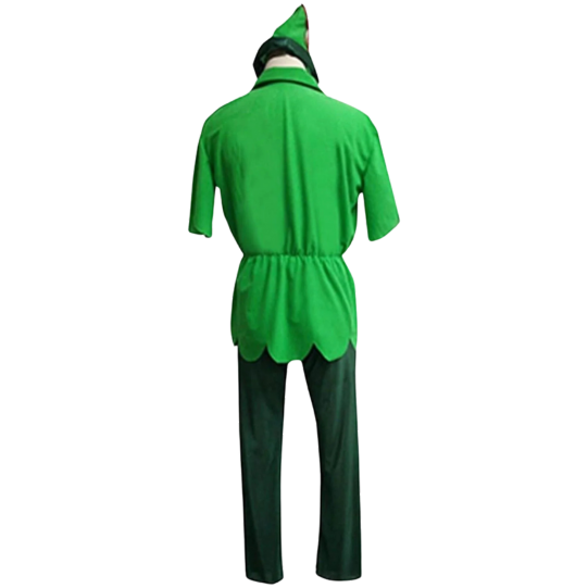 Unisex Peter Pan Cosplay Costume Green Color Costume Adult (Large)