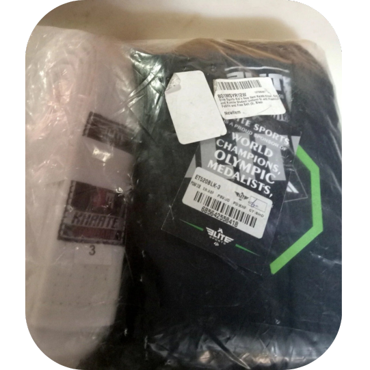 Karate Kihon Kata & Kumite Student Uniform Gi Preshrunk Fabric Free Belt 3 Black