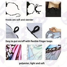 Load image into Gallery viewer, Butterfly Wings Shawl Costume Wear Dress Sup Cape Soft Fabric Butterfly Shawl
