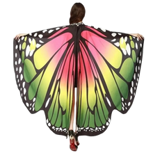 Load image into Gallery viewer, Butterfly Wings Shawl Costume Wear Dress Sup Cape Soft Fabric Butterfly Shawl
