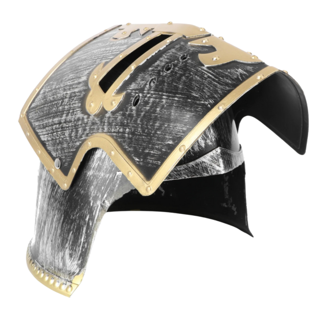 Medieval Viking Warrior Hinged Helmet Knight Dark Ages Cosplay Templar Adult