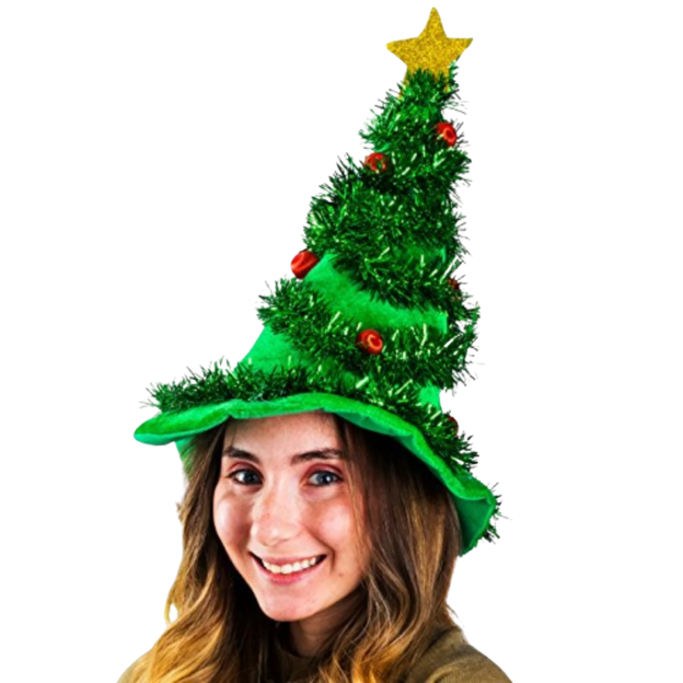 Christmas Hats Elf & Reindeer Antler Headband Christmas Tree Hat 3 Holiday Hats