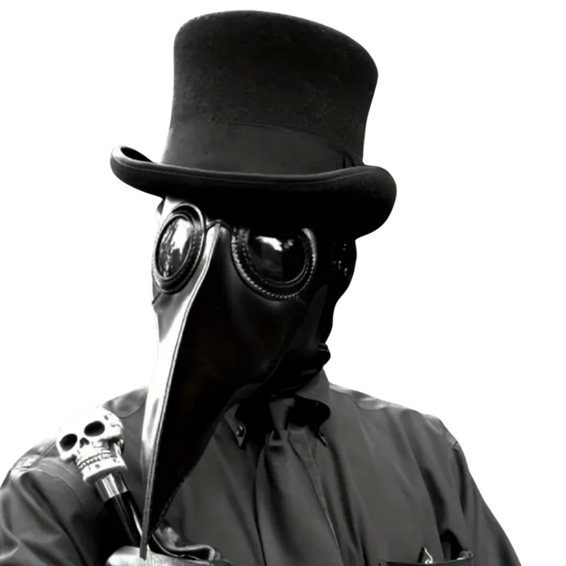 Steampunk Plague Doctor Mask  PU Leather Halloween Costume Accessory for Parties