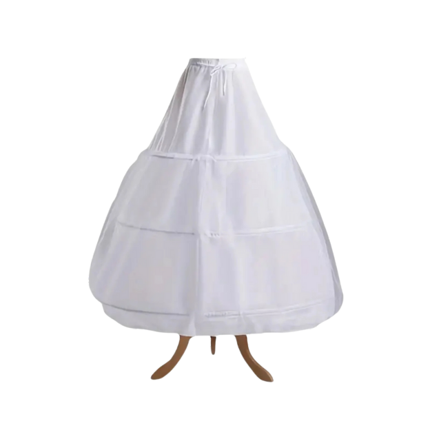 Petticoat With Steel And Organza Elastic Waist Princess Style For Girls & Women