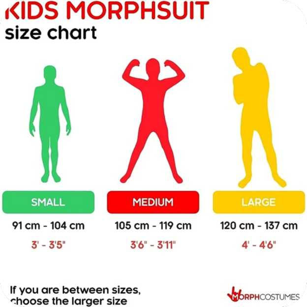 Morph Glow In The Dark Skeleton Costume For Kids Unisex Halloween Costume Large