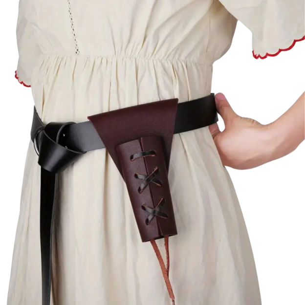 Scabbard Only Medieval Vegan Leather Sword Viking Combat Knight Knife Scabbard