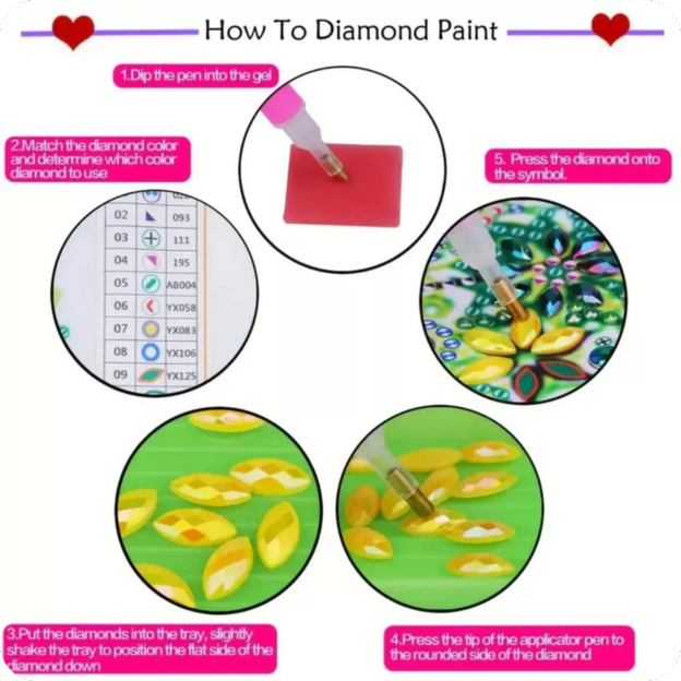 10pcs Butterfly Diamond Painting Coasters Kit Round Diamond Shaped With Holder