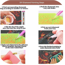 Load image into Gallery viewer, 5D DIY Diamond Painting Kits Full Square Drill Mosaic Pigs Wall Picture 10&quot;x10&quot;
