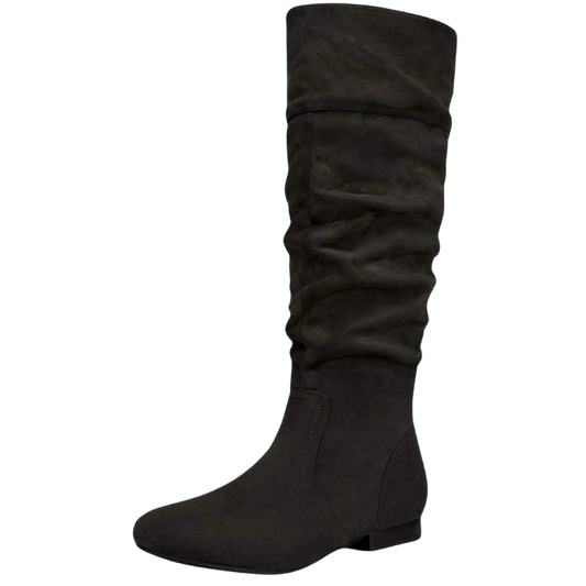 BLVD Black Knee High Pull On Fall Weather Boots Size 11 M US