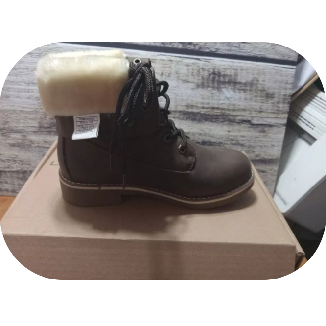 Warm Winter Montreal Faux Fur Ankle Boots Fold-Down 2 Style MONTREAL BROWN 5.5