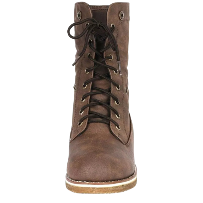 Warm Winter Montreal Faux Fur Ankle Boots Fold-Down 2 Style MONTREAL BROWN 5.5