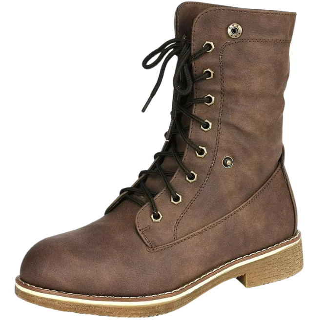 Warm Winter Montreal Faux Fur Ankle Boots Fold-Down 2 Style MONTREAL BROWN 5.5