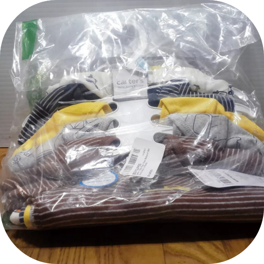 Carter's Baby Boys 5 Pack Bodysuit Set, Construction, 6 Months