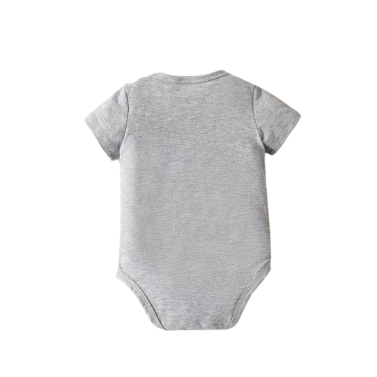 Newborn Infant "9 Months" Romper Short Sleeve Crew Neck Jumpsuit For Babys 0-3 M