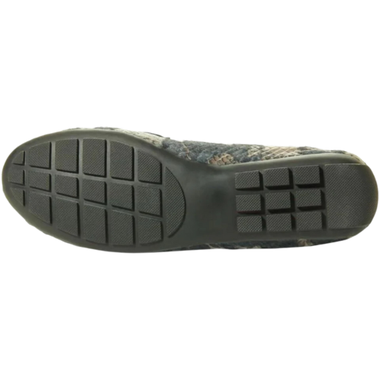 VANELi Albion Blue Kepri Hairy Calf/Navy Nappa 11 W (D) Moccasin