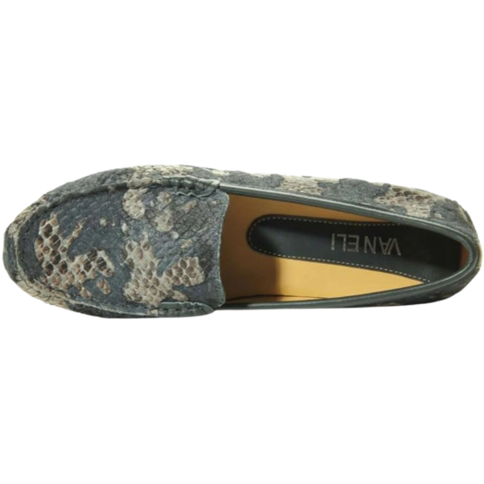 VANELi Albion Blue Kepri Hairy Calf/Navy Nappa 11 W (D) Moccasin