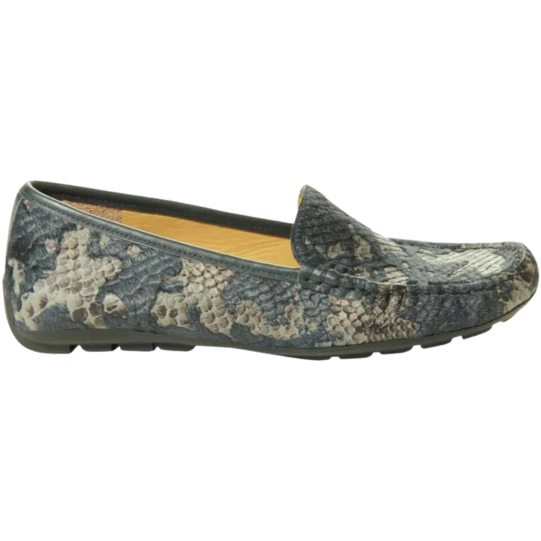 VANELi Albion Blue Kepri Hairy Calf/Navy Nappa 11 W (D) Moccasin