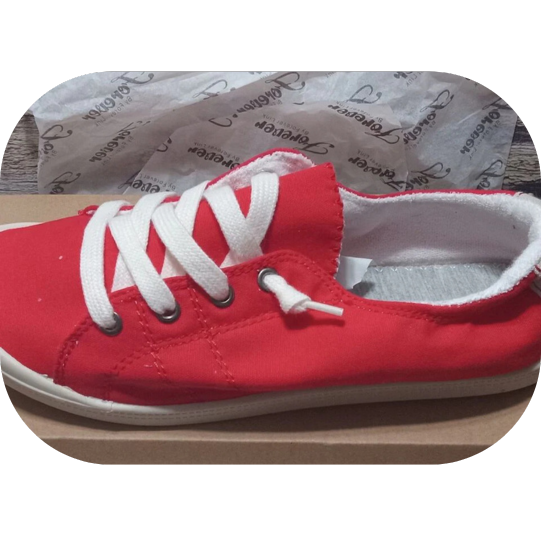 Comfort-01 Women's Classic Slip-On Comfort Fashion Sneaker Red 9