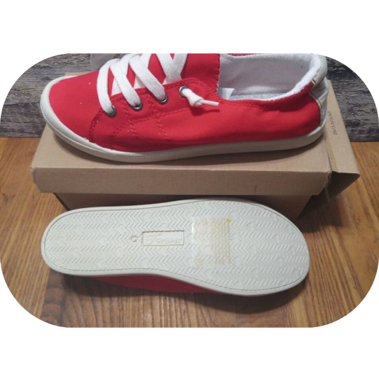 Comfort-01 Women's Classic Slip-On Comfort Fashion Sneaker Red 9