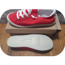 Load image into Gallery viewer, Comfort-01 Women&#39;s Classic Slip-On Comfort Fashion Sneaker Red 9
