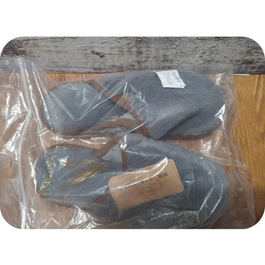 Slipper Soft Plush Fleece House Slippers Anti-Slip Warm Cozy Wool Navy Blue 9