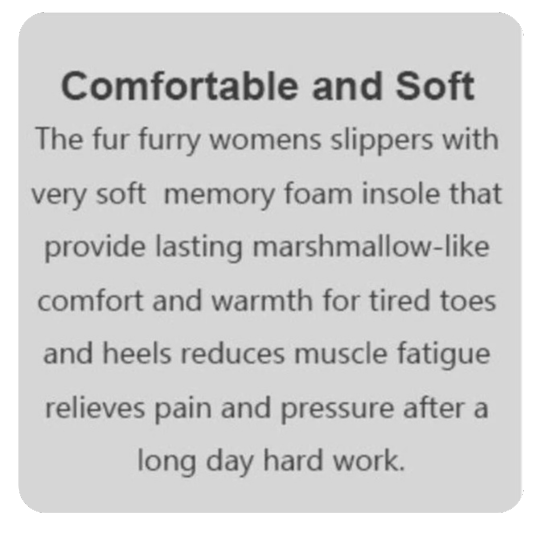 Slipper Soft Plush Fleece House Slippers Anti-Slip Warm Cozy Wool Navy Blue 9