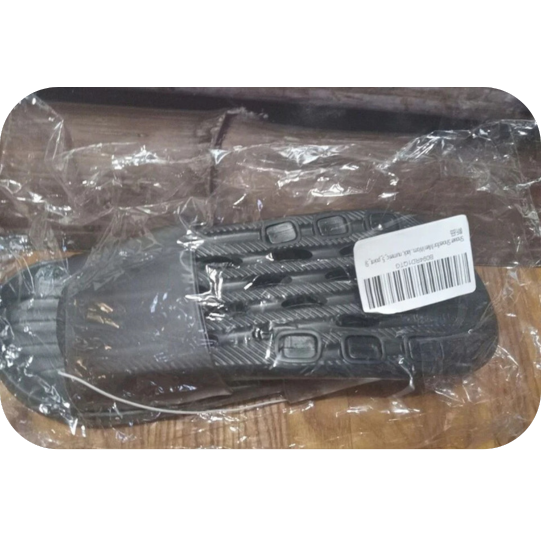 Shower Shoes Unisex Quick Drying Non-Slip Slides Drain Holes Slippers Black 5