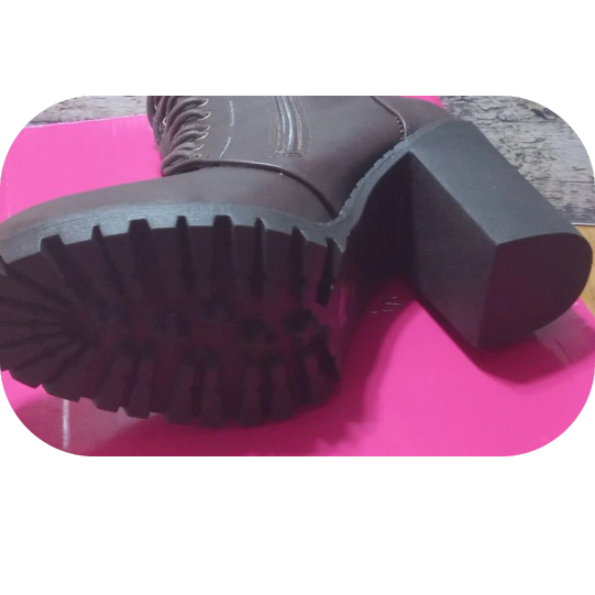 Women’s Chunky Heel Ankle Booties Zippered boots Brown 8.5