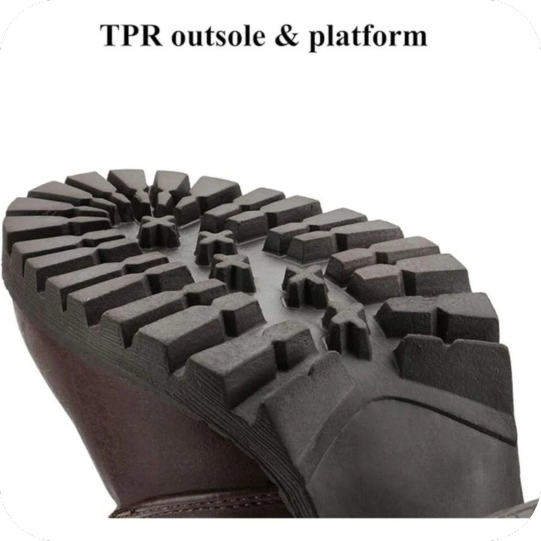 Women’s Chunky Heel Ankle Booties Zippered boots Brown 8.5