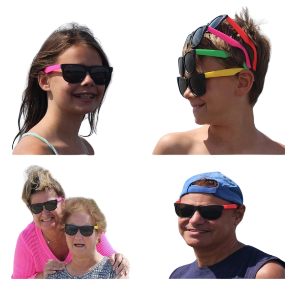 Neon Sunglasses Bulk Pack 48 Green Pink Yellow Orange Sunglasses UV 400