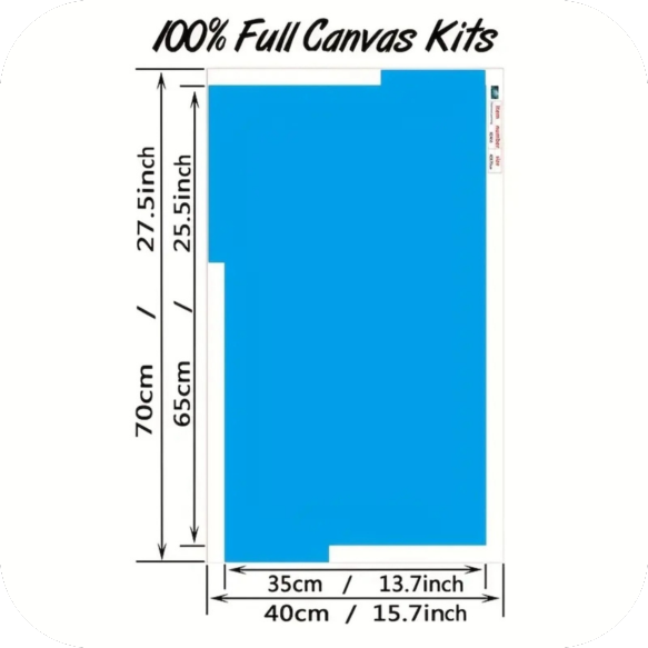 DIY Phoenix Diamond Painting Kit Large Size Full Canvas Paintings 15.75"x27.57"
