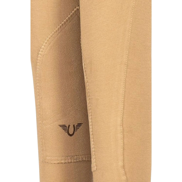 TuffRider Girl's Starter Lowrise Pull-On Breech, Sand, 14