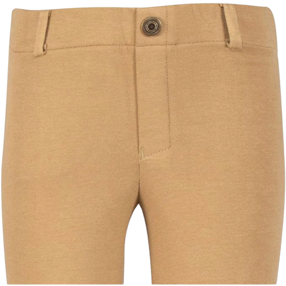 TuffRider Girl's Starter Lowrise Pull-On Breech, Sand, 14