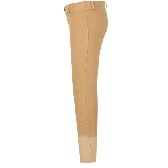 TuffRider Girl's Starter Lowrise Pull-On Breech, Sand, 14