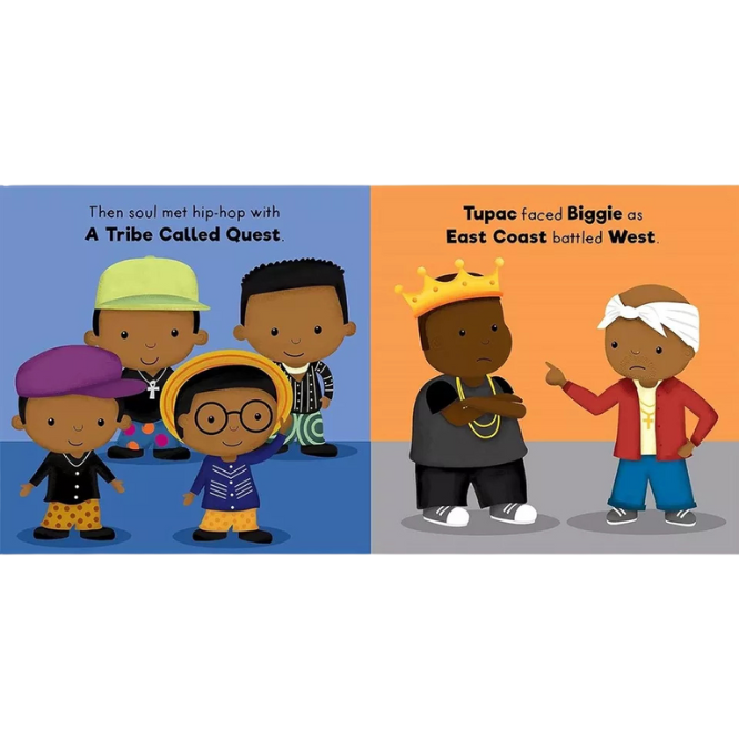 My First Heroes: Black History Board book & The Story of Rap Board book Bundle