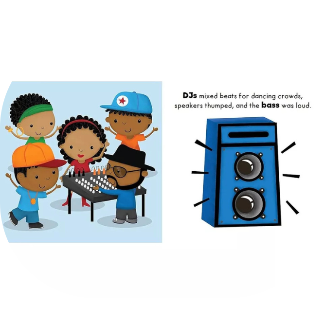 My First Heroes: Black History Board book & The Story of Rap Board book Bundle