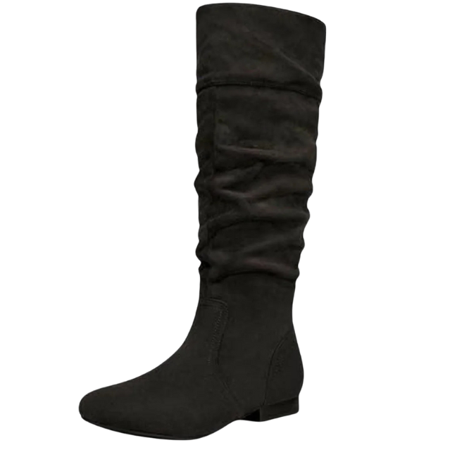 BLVD Black Knee High Pull On Fall Weather Boots Size 11 M US