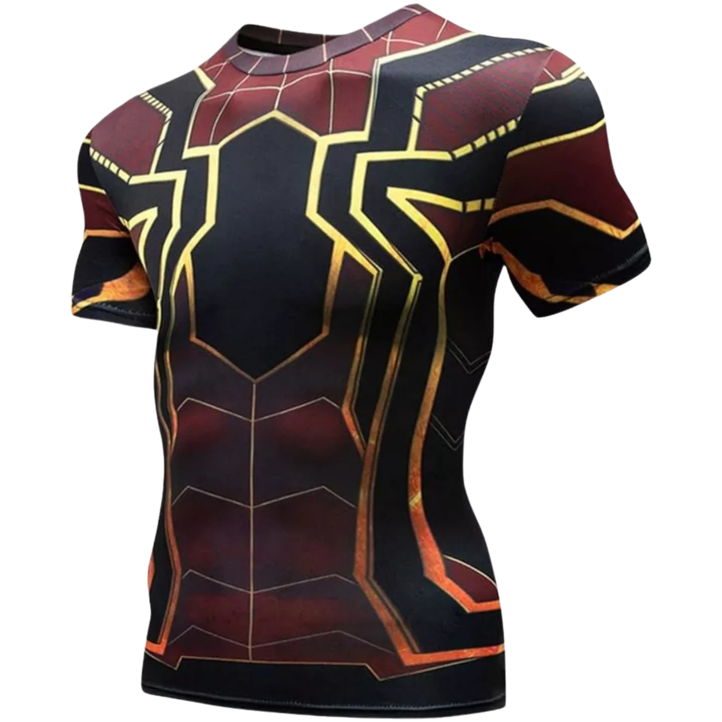 Super-Hero Compression Sports Elastic T-Shirt Quick-Drying short Sleeve M