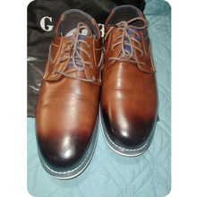 Load image into Gallery viewer, Gatsby 12aa Brown Comfort Soft Men Oxford Vegan Flexural Leather Dress Shoe

