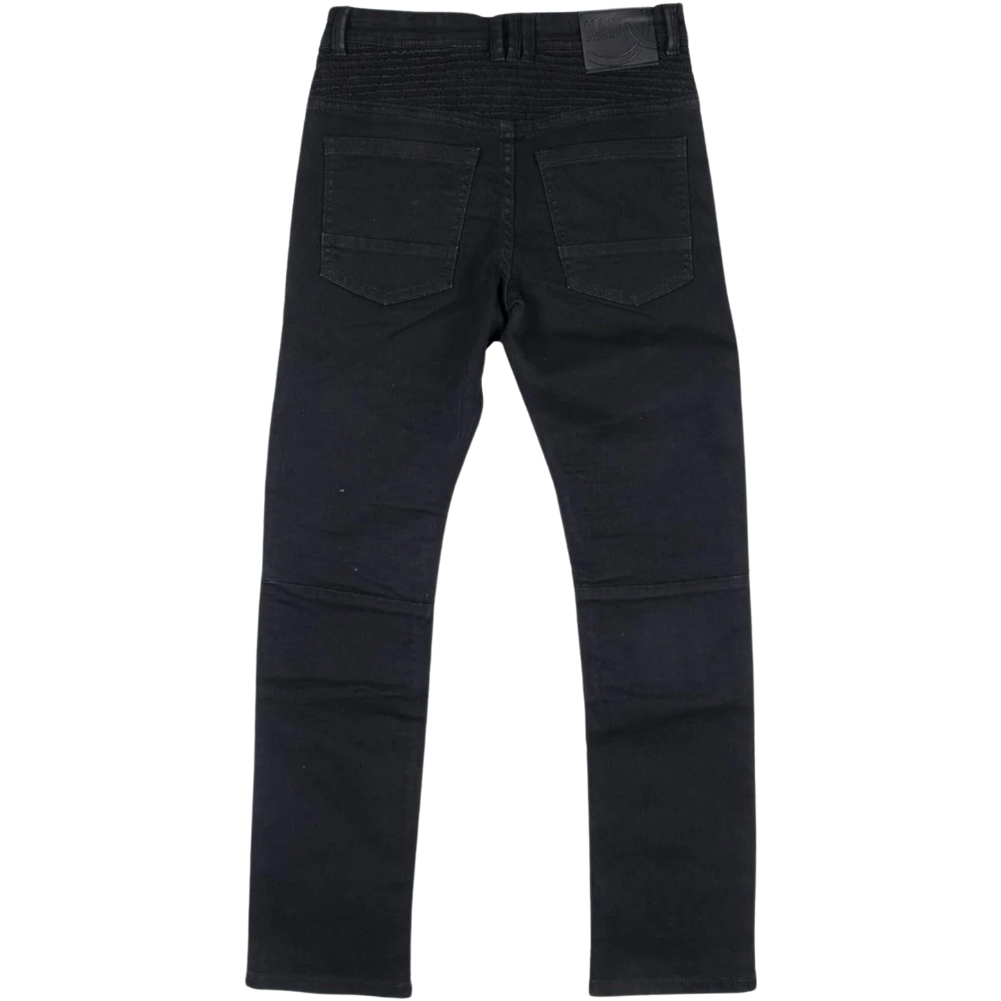 Slim Fit Biker Pants For Teens Distressed Skinny Moto Jeans Black Size 18