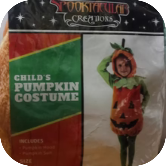 Pumpkin Deluxe Halloween Costume Set For Kids Age 12-24 months. New!
