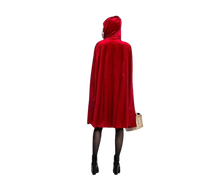 Load image into Gallery viewer, Women&#39;s Cosplay Red Riding Hood Dress With Cape Cloak, Costume Size Small 4
